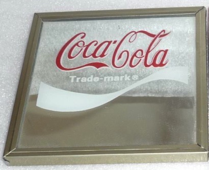 S9204-5 € 2,50  coca cola spiegel 11x11 cm